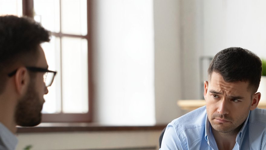 Мужчина на приеме у врача